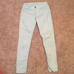 Maurices light blue stretch skinny jeggings